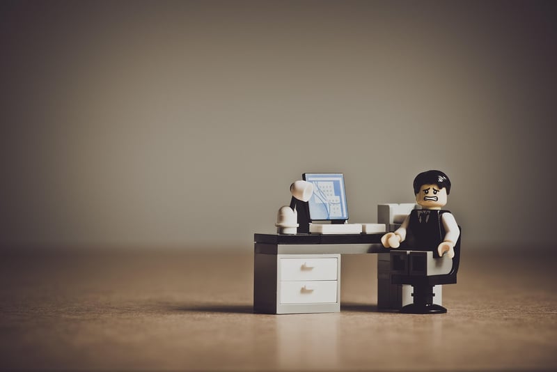 Businessman on smartphone